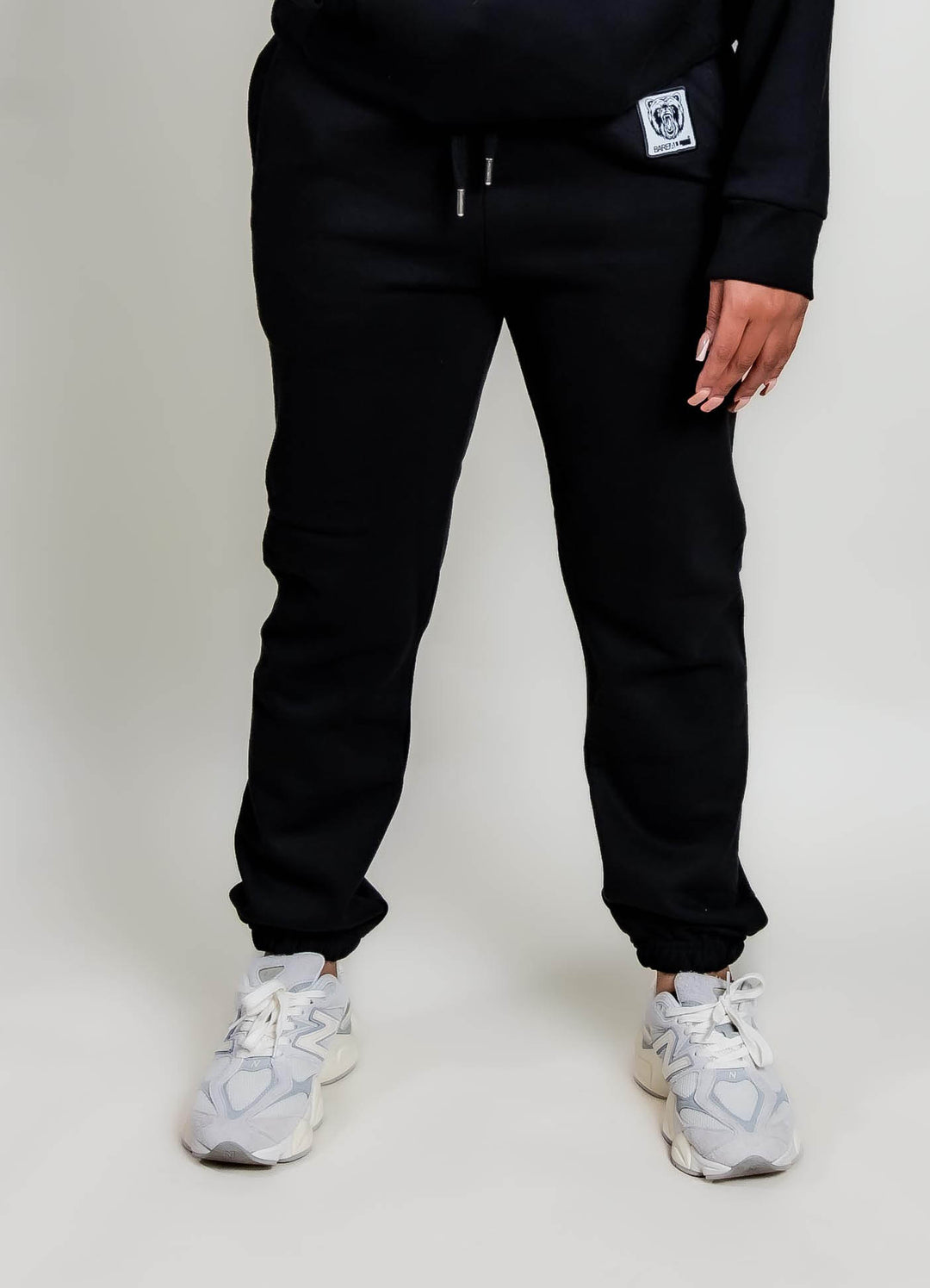 Bare All Patch Sweatpants Black