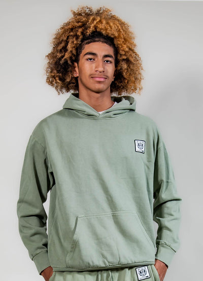 Bare All Patch Hoodie (Sage)