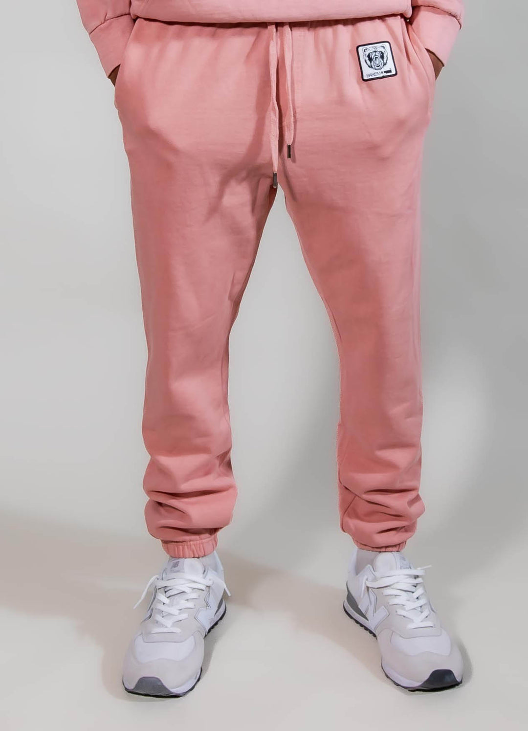 Salmon colored sweatpants sale