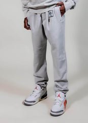 Bare All Patch Sweatpants (Stone Grey)