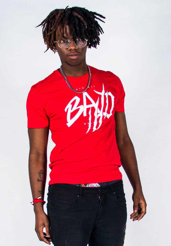 B.A.D. Red Wings (White/Red)-T Shirt - Bare All Clothing