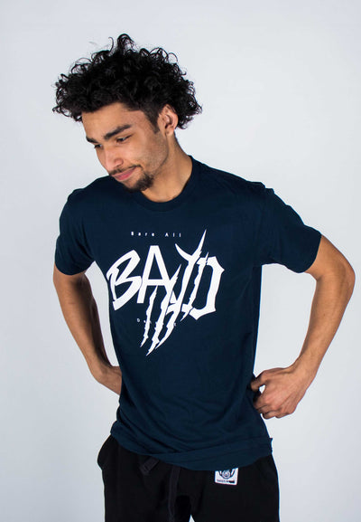 B.A.D. (Navy)-T Shirt - Bare All Clothing