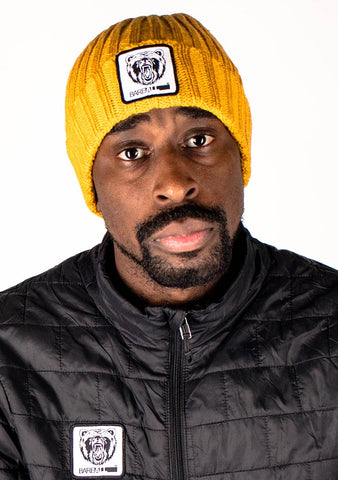Beanie Hat (Mustard) - Bare All Clothing