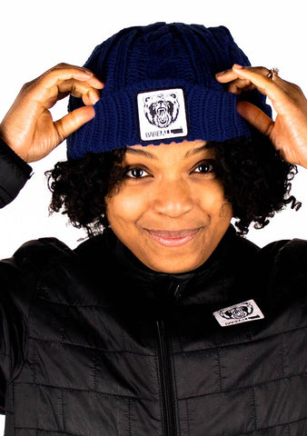 Beanie Hat (Navy) - Bare All Clothing