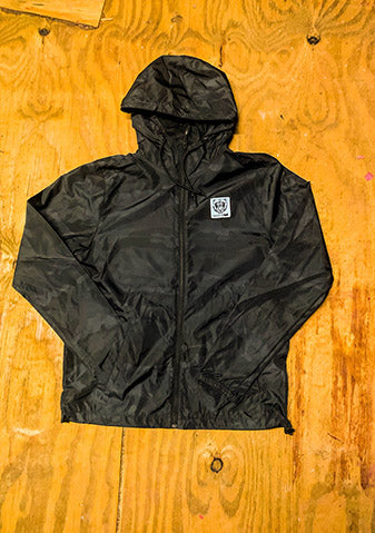 Black Camo Windbreaker - Bare All Clothing