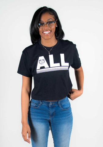 All Crop Top (Black) - Bare All Clothing