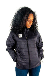 Bare All Puffer Jacket (Black) - Bare All Clothing