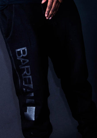 Bare All Joggers (Black/Black) - Bare All Clothing
