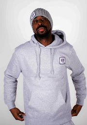 Bare All Essential Patch Hoodie (Light Grey) - Bare All Clothing