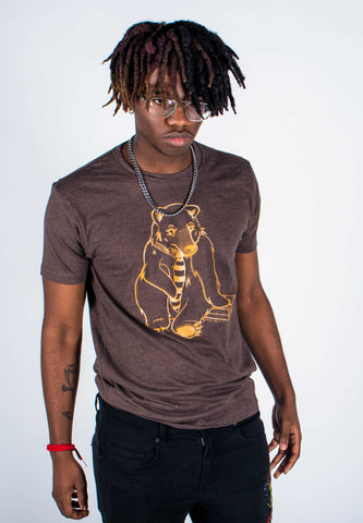 Mr. Bare T-Shirt (Tan/Brown) - Bare All Clothing