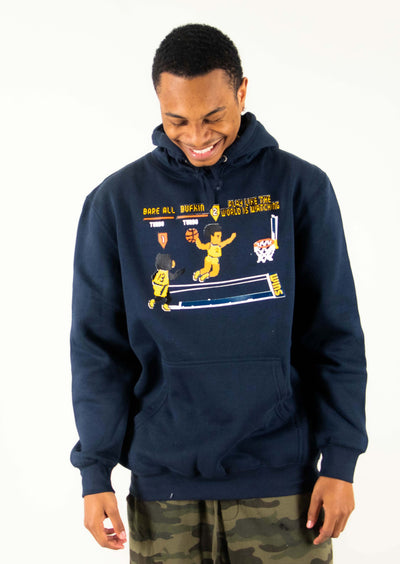 Bare All x Buffy Jam Hoodie (Navy) - Bare All Clothing