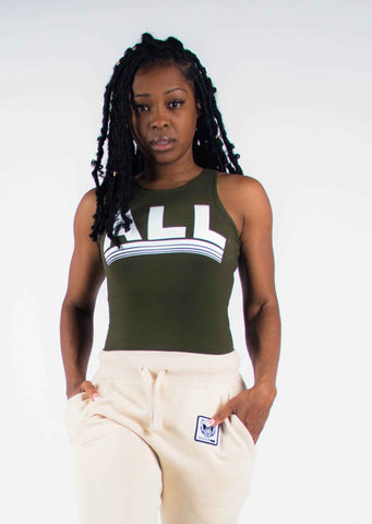 Bare All Bodysuit (Olive) - Bare All Clothing