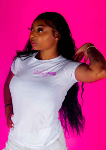 Pretty Girls Love Bare All T-shirt (White) - Bare All Clothing