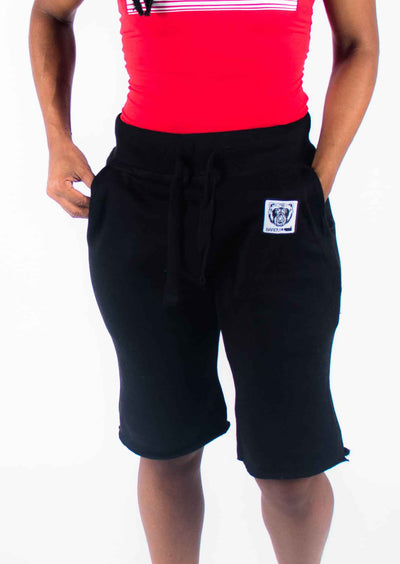 Bare All Sweat Shorts (Black) - Bare All Clothing