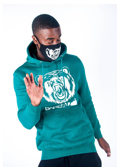 Bare All Hoodie (Teal/White) - Bare All Clothing