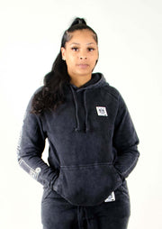Bare All Vintage Patch Hoodie (Black) - Bare All Clothing