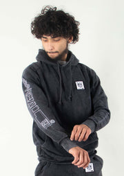 Bare All Vintage Patch Hoodie (Black) - Bare All Clothing