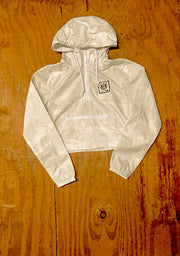 White Camo Crop Windbreaker - Bare All Clothing