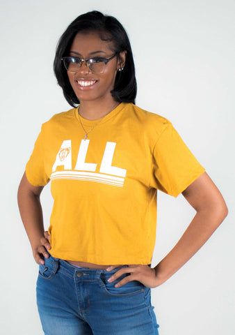 All Crop Top (Yellow) - Bare All Clothing